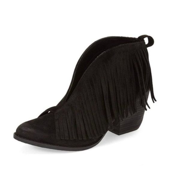 Size 7 Suede Ankle Booties - Picture 2 of 7